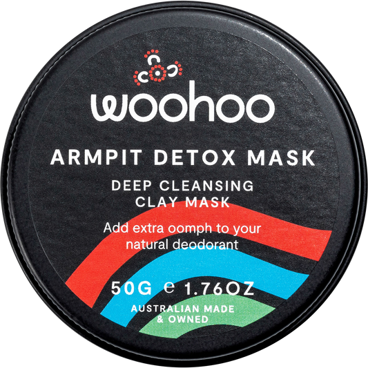 Woohoo Body Armpit Detox Mask Tin Deep Cleansing Clay Mask