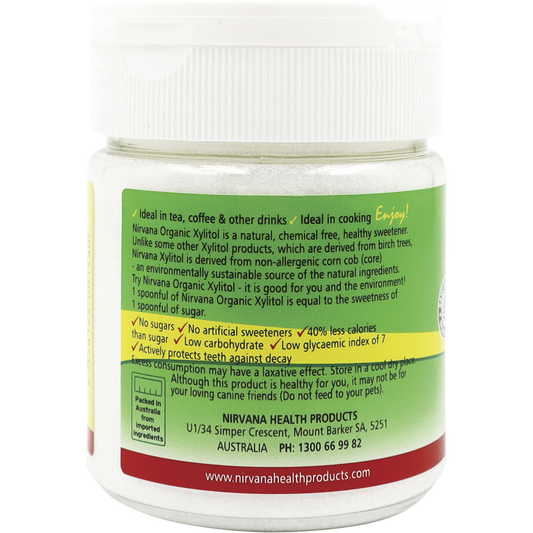 Nirvana Organics Xylitol Certified Organic Refillable Shaker