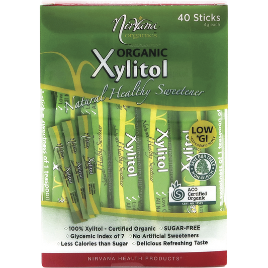 Nirvana Organics Xylitol Sticks Certified Organic