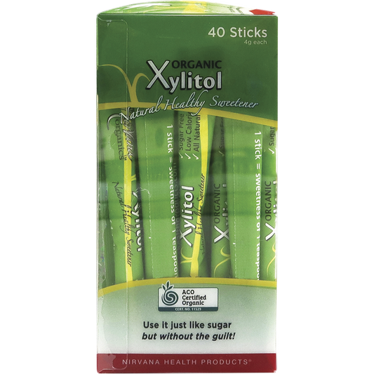 Nirvana Organics Xylitol Sticks Certified Organic