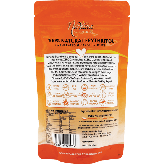 Nirvana Originals Erythritol 100% Natural