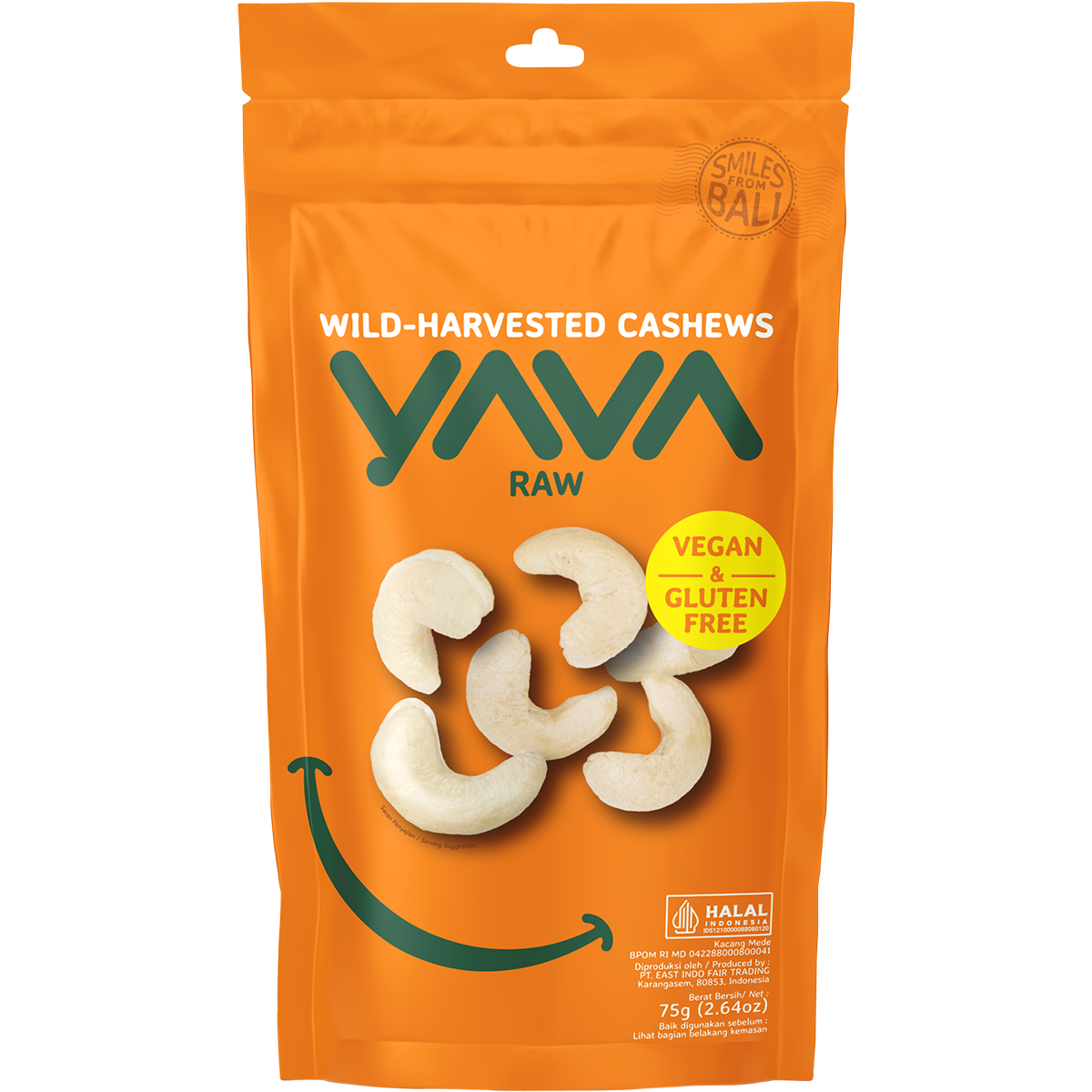 YAVA Wild-Harvested Cashews Raw
