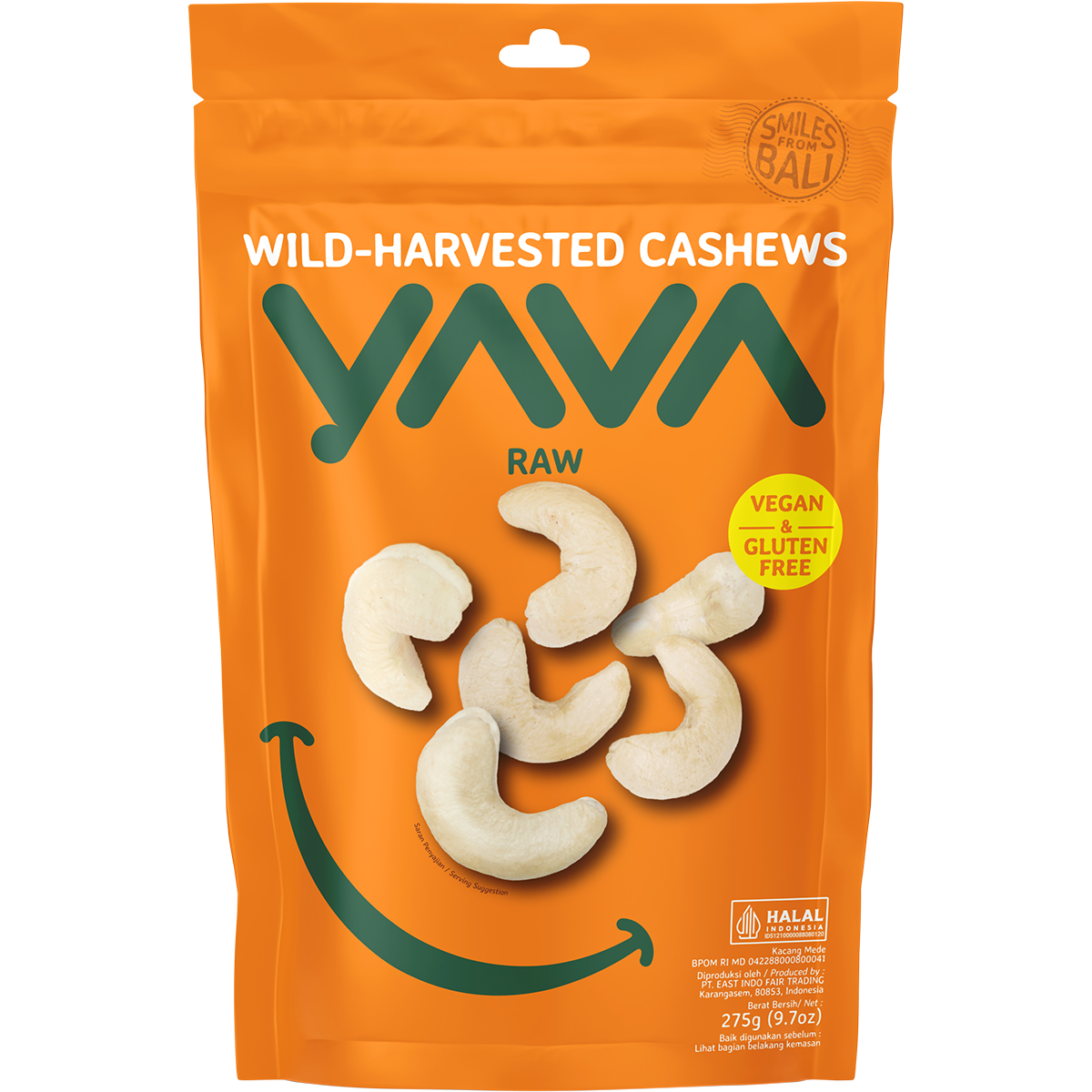 YAVA Wild-Harvested Cashews Raw