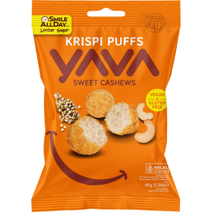 YAVA Krispi Puffs Sweet Cashews