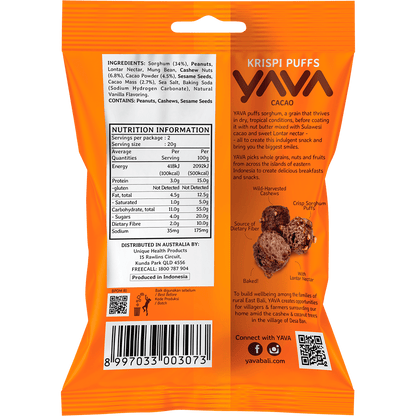 YAVA Krispi Puffs Cacao