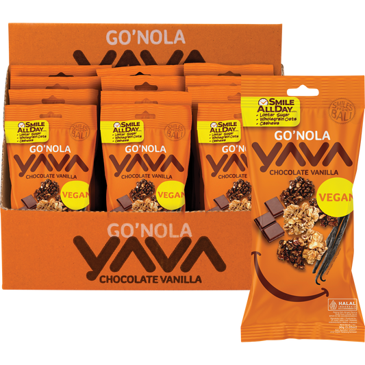 YAVA Go'Nola Chocolate Vanilla - Box of 12