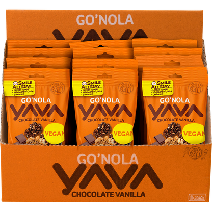 YAVA Go'Nola Chocolate Vanilla - Box of 12