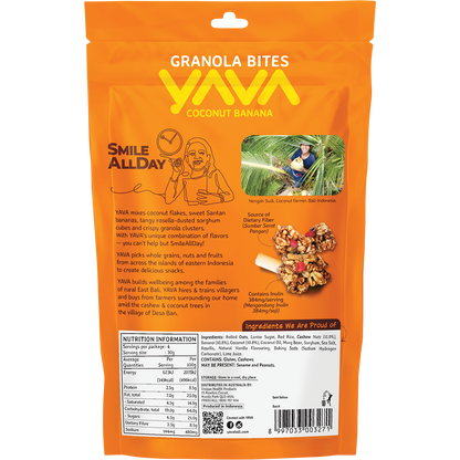 YAVA Granola Bites Coconut Banana