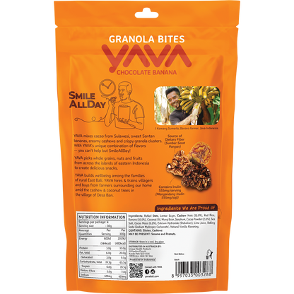 YAVA Granola Bites Chocolate Banana
