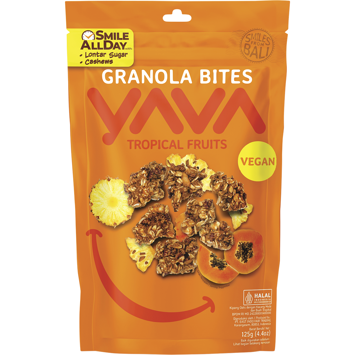 YAVA Granola Bites Tropical Fruits