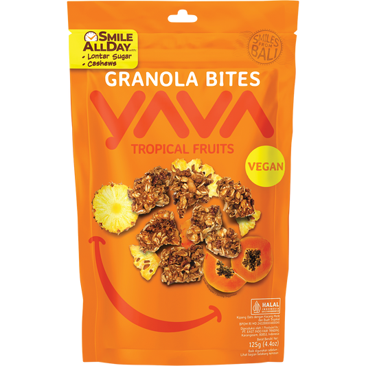 YAVA Granola Bites Tropical Fruits