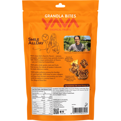 YAVA Granola Bites Tropical Fruits