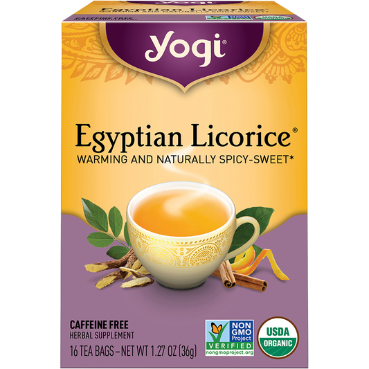 Yogi Tea Herbal Tea Bags Egyptian Licorice