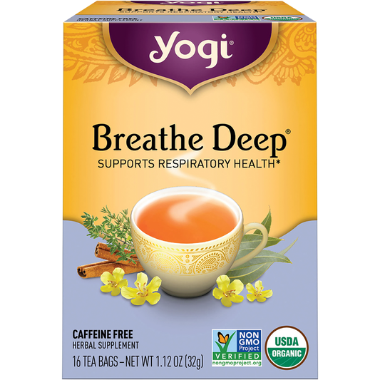 Yogi Tea Herbal Tea Bags Breathe Deep