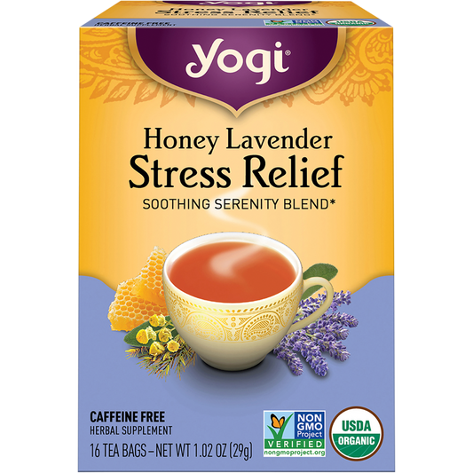 Yogi Tea Herbal Tea Bags Honey Lavender Stress Relief