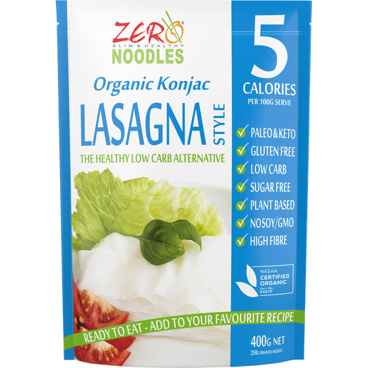 Zero Slim & Healthy Certified Organic Konjac Lasagna Style