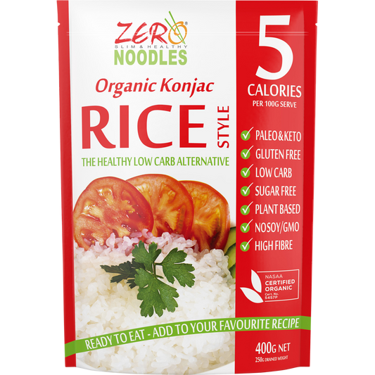 Zero Slim & Healthy Certified Organic Konjac Rice Style