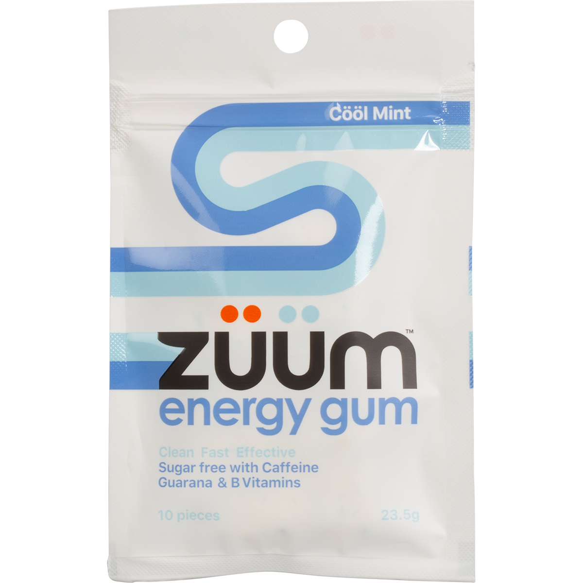 Zuum Energy Gum Cool Mint - Box of 16