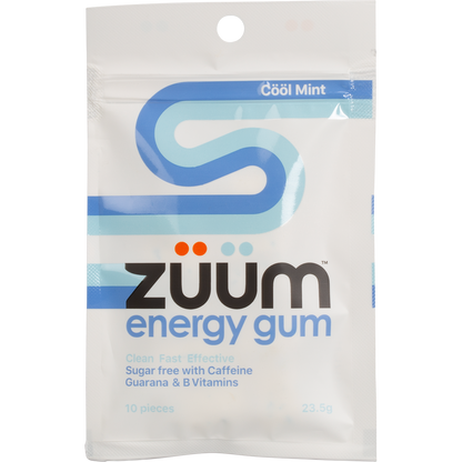 Zuum Energy Gum Cool Mint - Box of 16