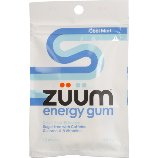 Zuum Energy Gum Cool Mint - Box of 16
