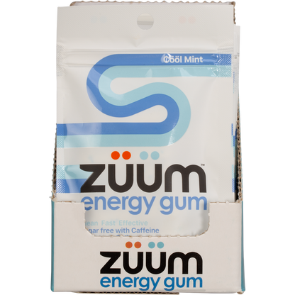 Zuum Energy Gum Cool Mint - Box of 16