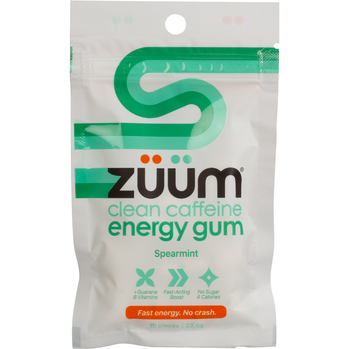 Zuum Energy Gum Spearmint - Box of 16