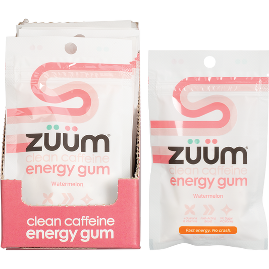 Zuum Energy Gum Watermelon - Box of 16