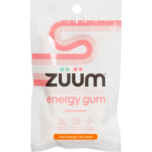 Zuum Energy Gum Watermelon - Box of 16