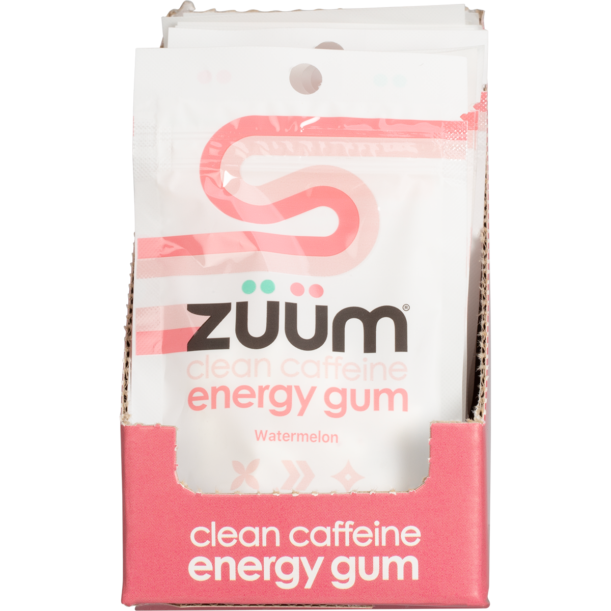 Zuum Energy Gum Watermelon - Box of 16